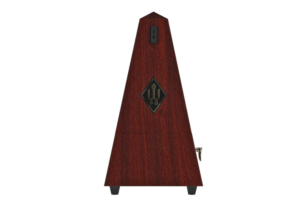Wittner Metrónomo con forma de pirámide - Veta de caoba 845111