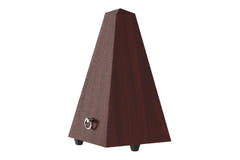 Wittner Metrónomo con forma de pirámide - Veta de caoba 845111