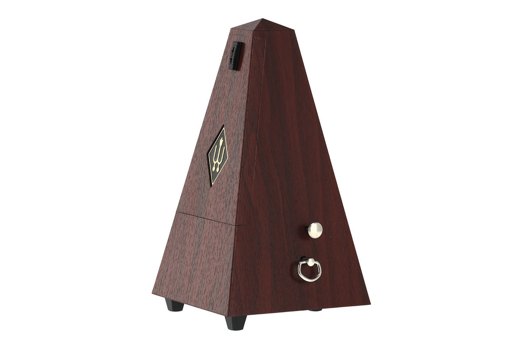 Wittner Metrónomo con forma de pirámide - veta de caoba 855111
