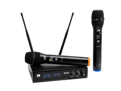 OMNITRONIC UHF E-FLEX 2, Sistema de micrófono inalámbrico 823-832/863-865 MHz