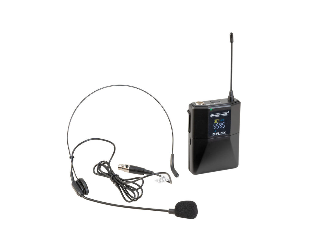 OMNITRONIC UHF E-FLEX Petaca 559-575 MHz