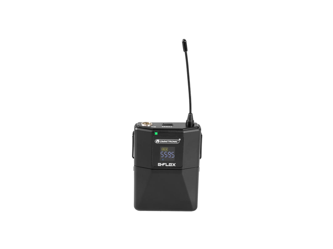 OMNITRONIC UHF E-FLEX Petaca 559-575 MHz