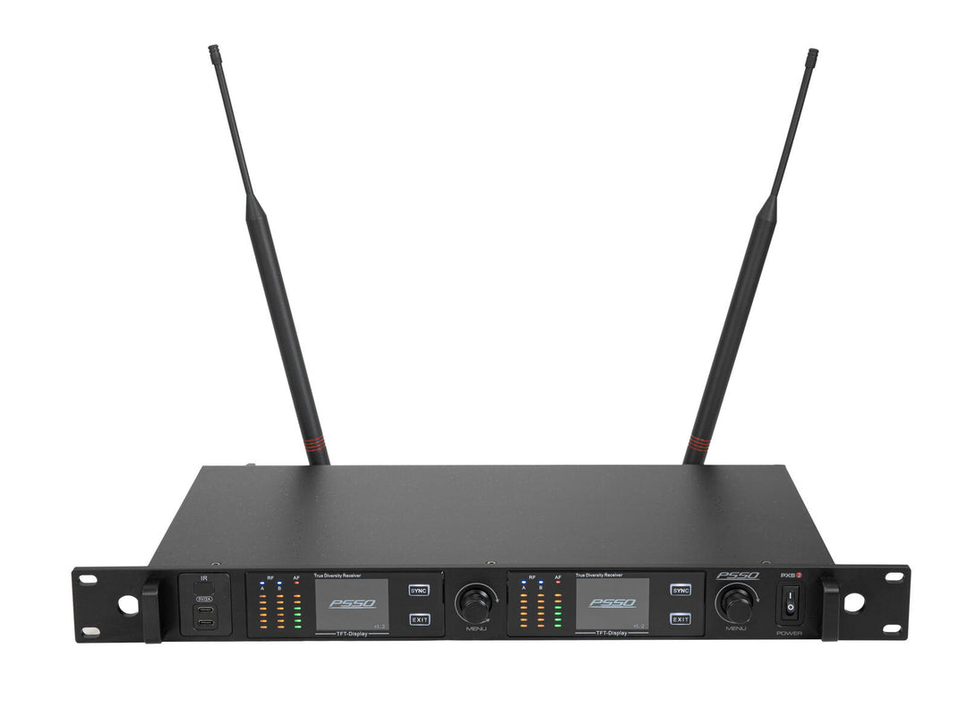 PSSO PXS TWO receptor True Diversity de 2 canales 640-690 MHz