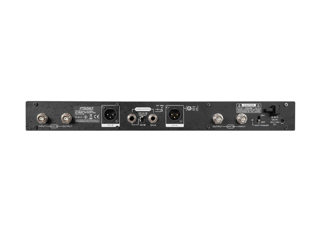 PSSO PXS TWO receptor True Diversity de 2 canales 640-690 MHz
