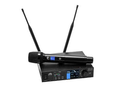 OMNITRONIC UHF-601 Sistema de micrófonos inalámbricos de 1 canal 823-832/863-865 MHz