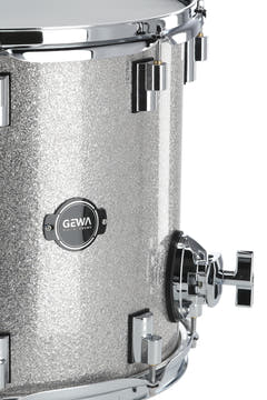 GEWA E-Drum Tom de suelo de carcasa - Silver Sparkle 14" (Silver Sparkle)
