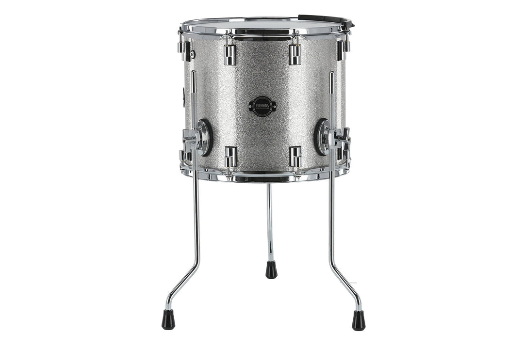 GEWA E-Drum Tom de suelo de carcasa - Silver Sparkle 14" (Silver Sparkle)