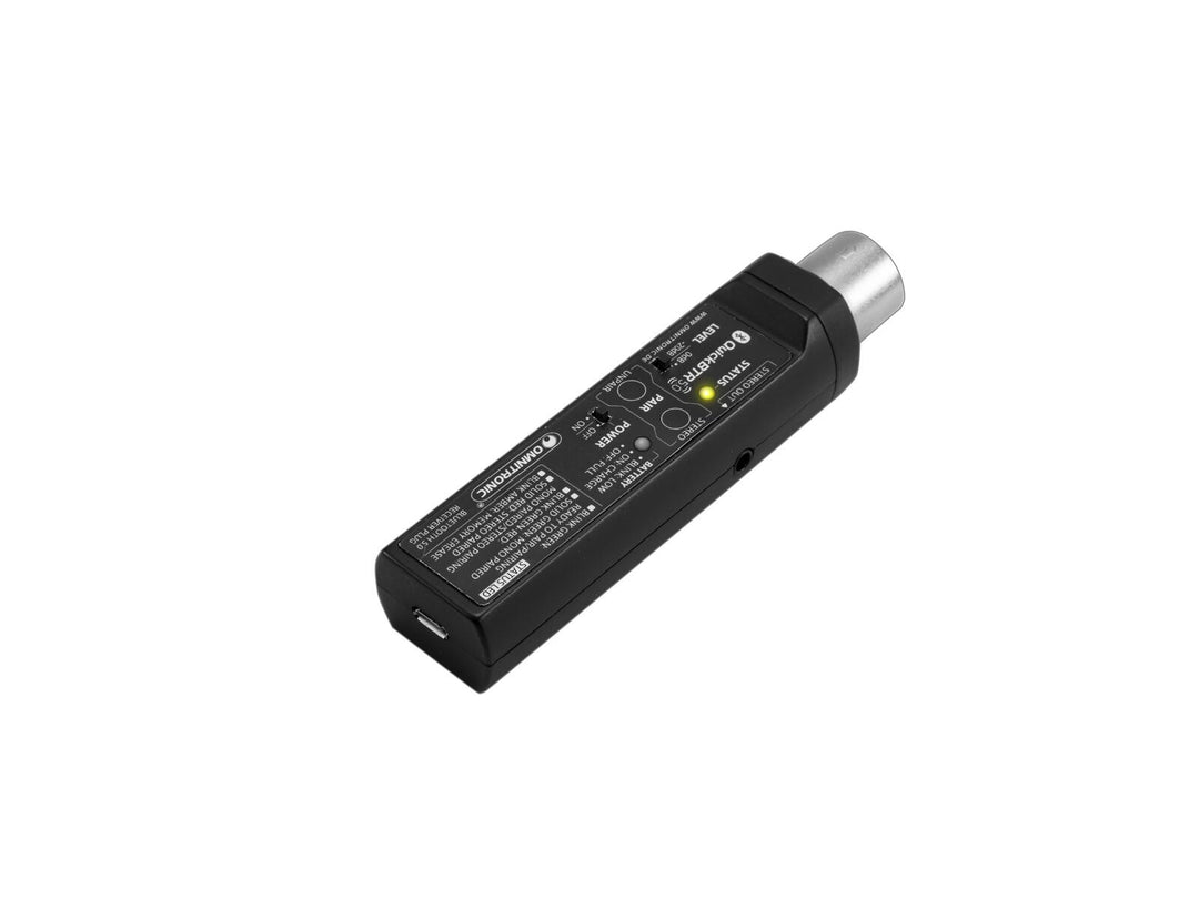 OMNITRONIC QuickBTR-5.0 XLR Aptx Bluetooth 5.0 Receptor
