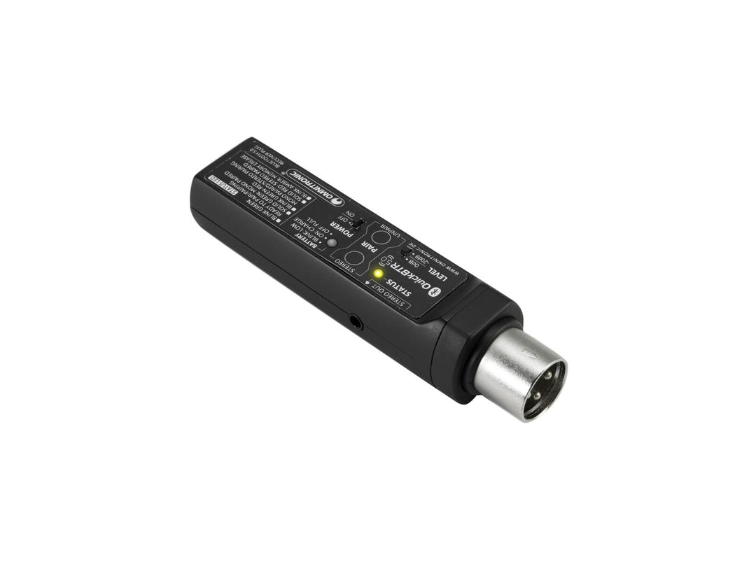 OMNITRONIC QuickBTR-5.0 XLR Aptx Bluetooth 5.0 Receptor