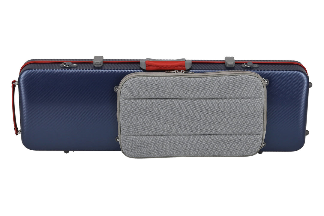 PURE GEWA Estuche de Violines Polycarbonate FUN - 4/4 - 1/2 (Blue / Black)