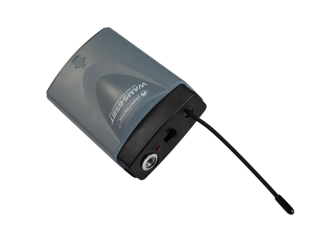 OMNITRONIC WAMS-65BT Transmisor de petaca incl. auriculares de diadema