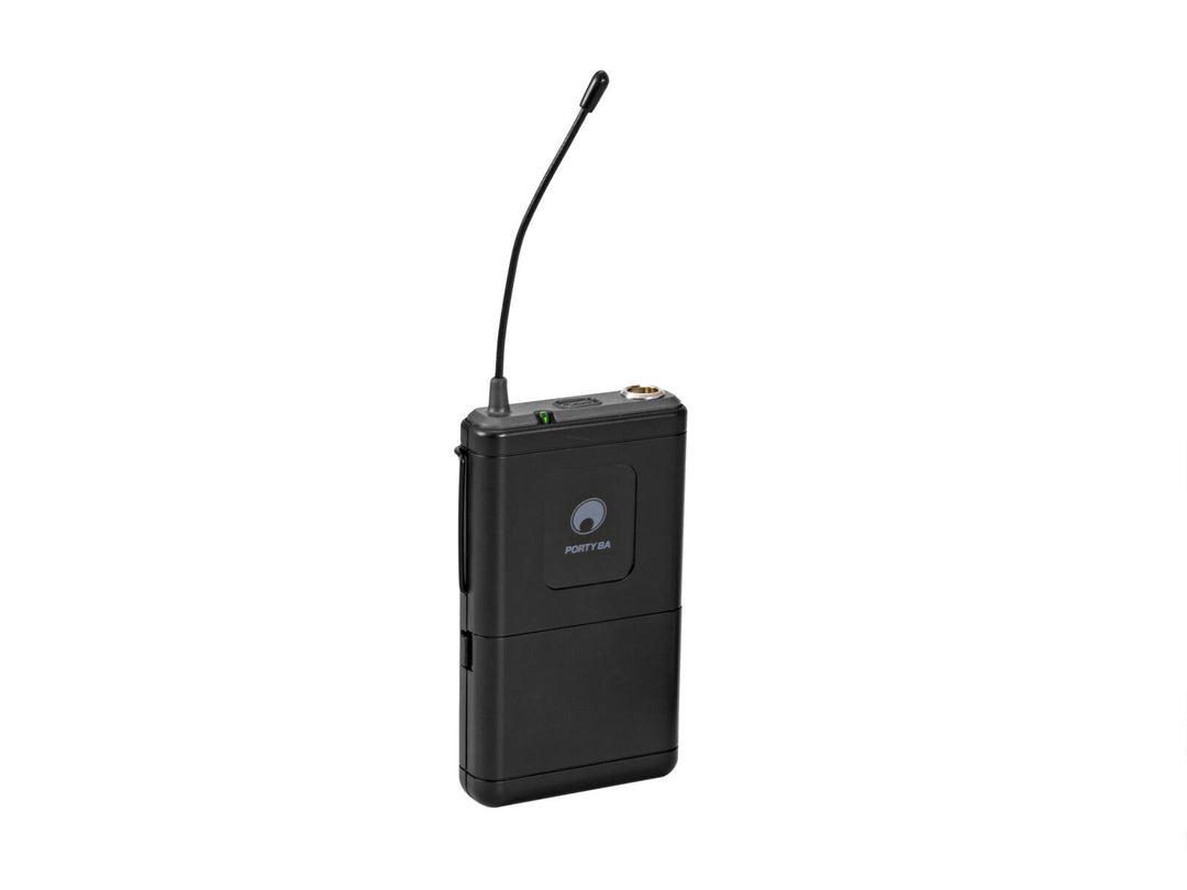OMNITRONIC PORTY-8A Bodypack + Micrófono de diadema 863.1MHz