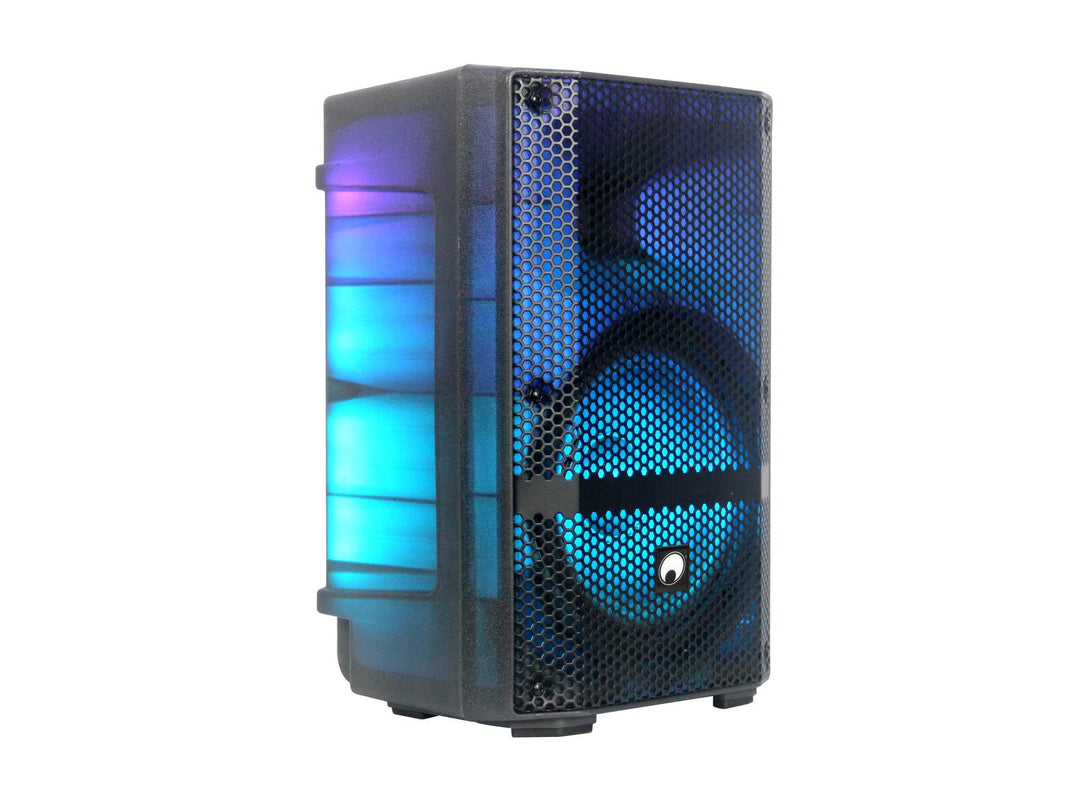 OMNITRONIC MSE-8+ Altavoz para fiestas con batería y efectos LED