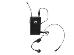 OMNITRONIC WAMS-12 transmisor de petaca incluido con auriculares 863MHz