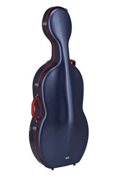 PURE GEWA Violonchelo case Polycarbonate FUN - 4/4 (Blue / Black)