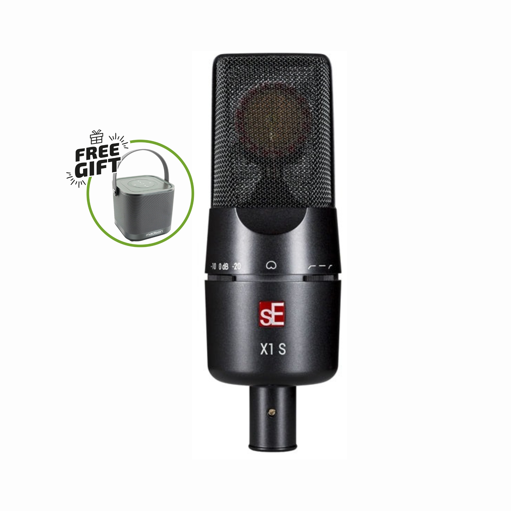 sE Electronics Micrófono de estudio X1S de condensador 