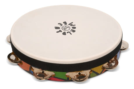 Pandereta LP World Beat LP7023, Supertone 10", afinación fija, tensores de acero