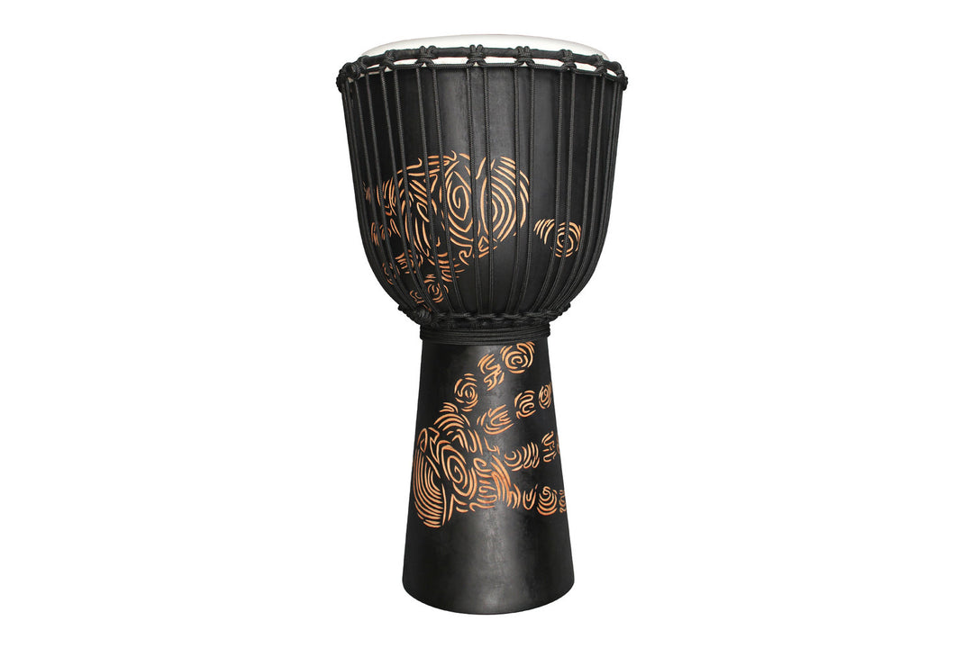 Toca Djembé Street Series Carved Hand Print - 12" (TSSDJ-LHP)