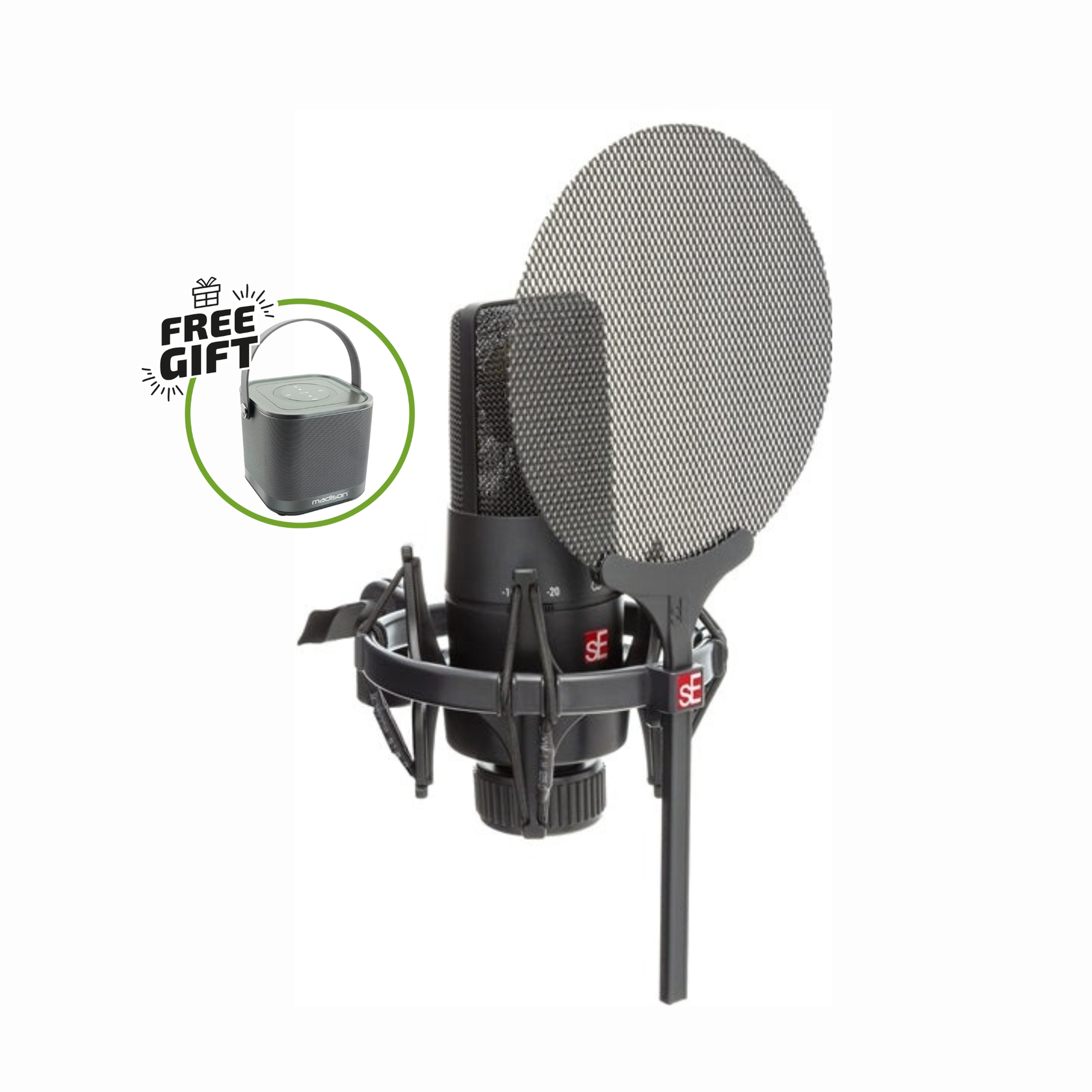 sE Electronics Micrófono de Estudio X1S (Paquete Vocal) 