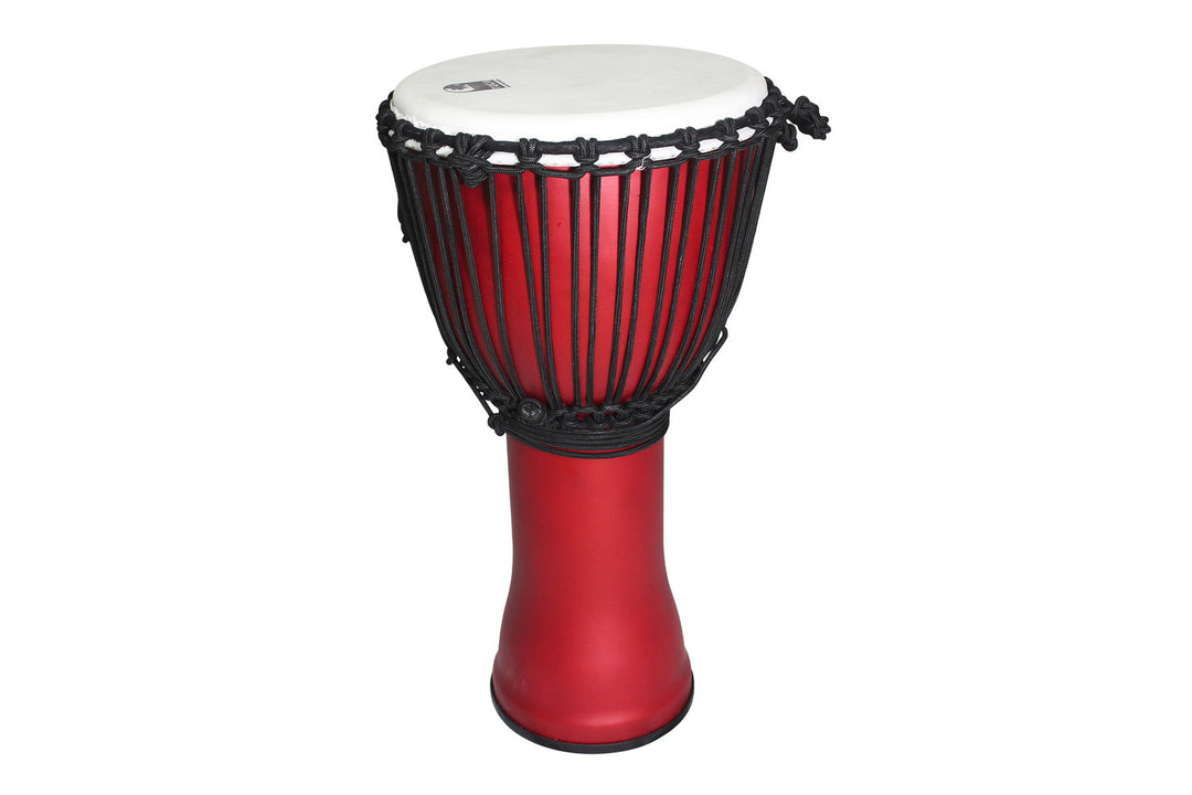 Toca Djembé Freestyle afinado con cuerda - rojo mate racing (SFDJ-12RR)