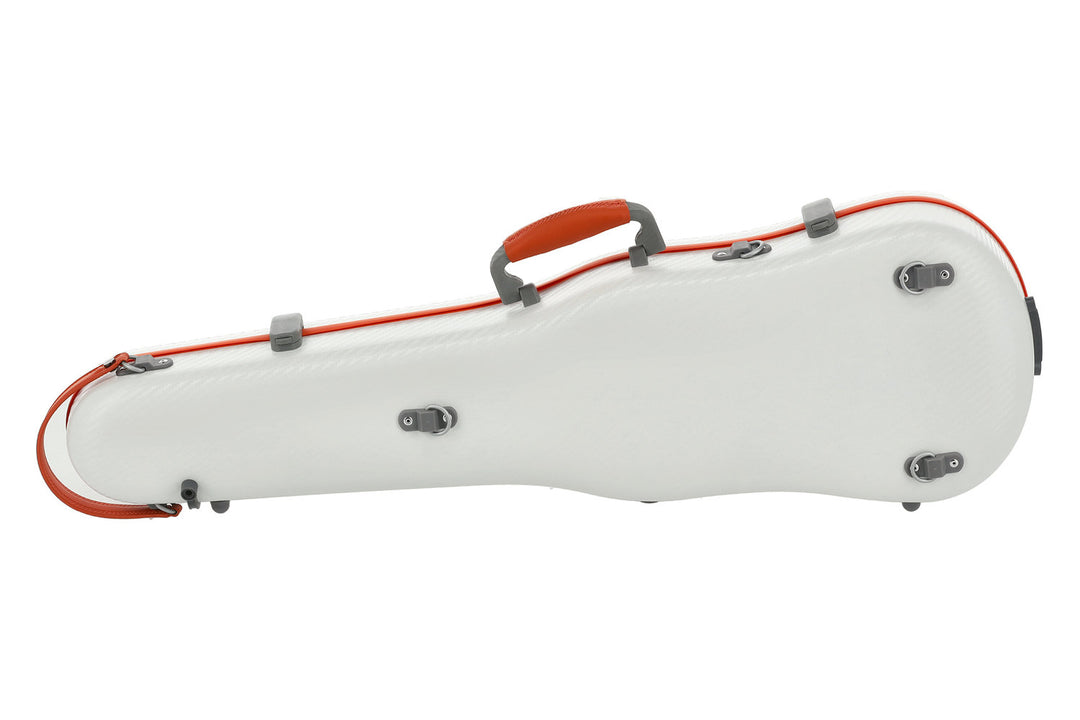 PURE GEWA Estuches de violines con forma Polycarbonate FUN - 4/4 - 1/2 (White / Blacj)