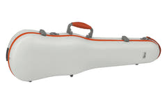 PURE GEWA Estuches de violines con forma Polycarbonate FUN - 4/4 - 1/2 (White / Blacj)