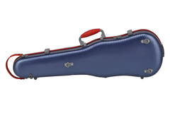 PURE GEWA Estuches de violines con forma Polycarbonate FUN - 4/4 - 1/2 (Blue / Black)