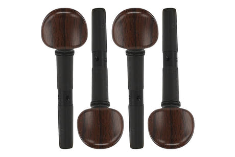 Clavijas Wittner Finetune-Peg para violines 1/2-1/4, Ø 7,2 mm, 4 uds., color palisandro