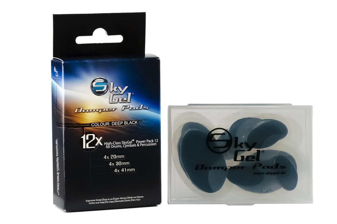 SKY Music Almohadillas amortiguadoras SkyGel - Black profundo (SG12DBK)