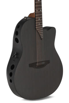 Adamas E-Acoustic Guitarras 156SP-5-G Evolution Series Deep Cutaway - Natural Carbon Black (156SP-5-G)