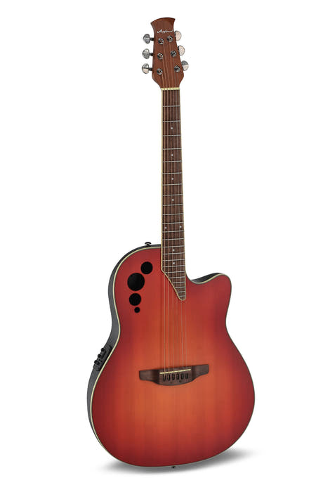 Applause Guitarra E-Acoustic Super Shallow Cutaway - Honeyburst Satin (AE48-1I)