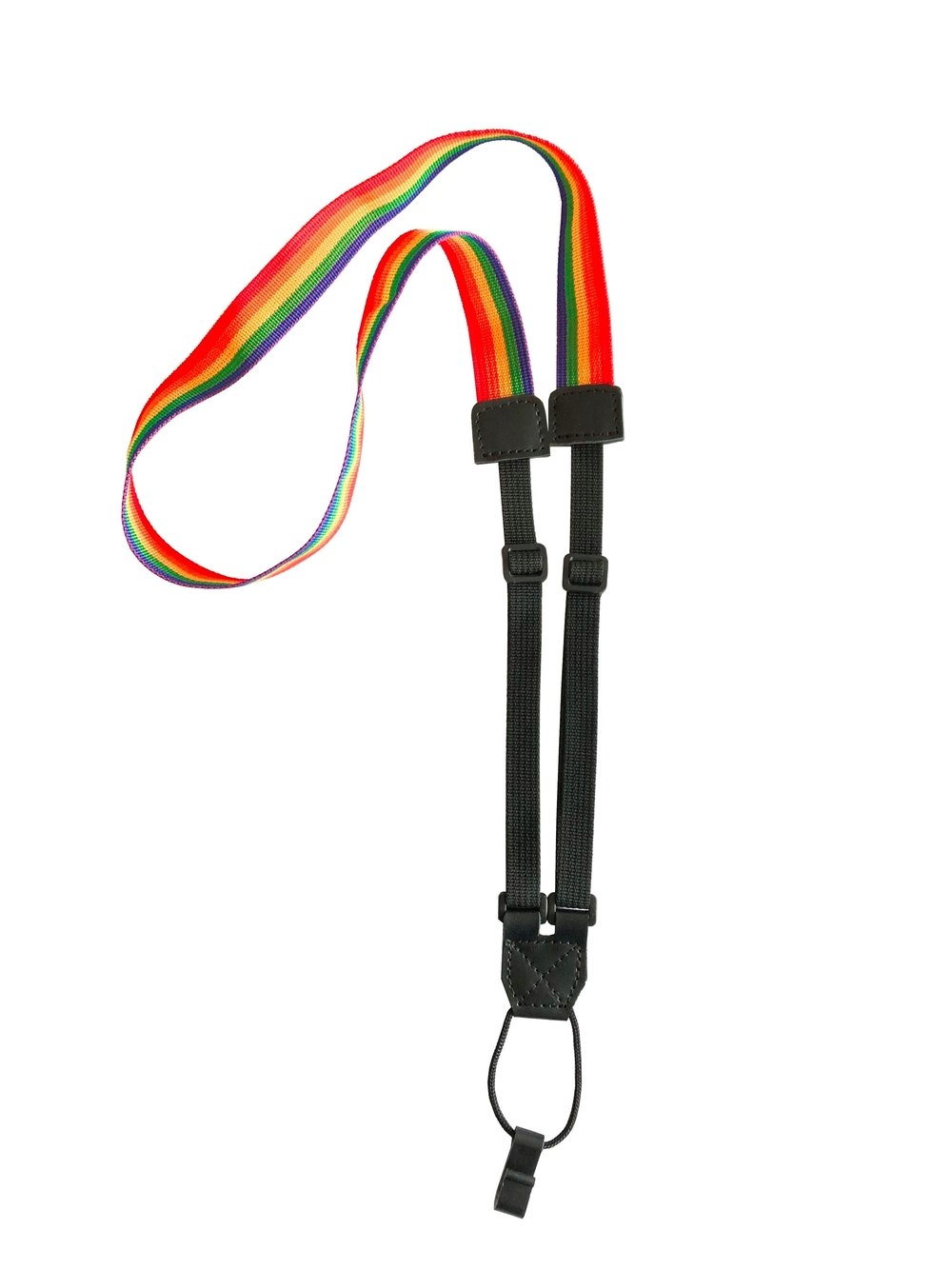 Fire & Stone correa para el orificio de sonido de ukeleles, «Rainbow», 25 mm
