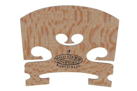 Puente de violines Milo Stamm Premium modelo B, 4/4, corazón bajo, 41 mm