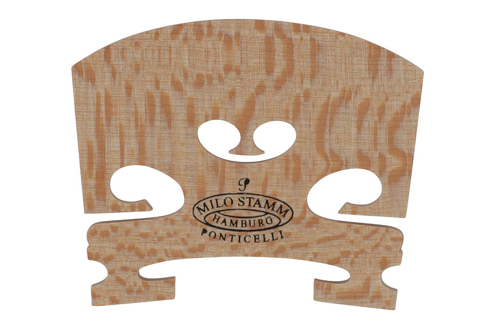 Puente de violines Milo Stamm Premium modelo B, 4/4, corazón bajo, 41 mm