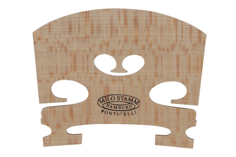 Milo Stamm Standard puente de viola modelo E, corazón bajo, 46 mm