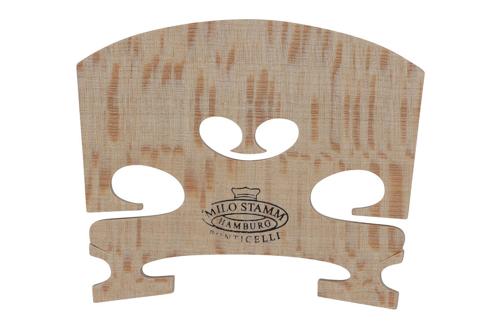 Puente para viola Milo Stamm Royal modelo E, corazón bajo, 46 mm