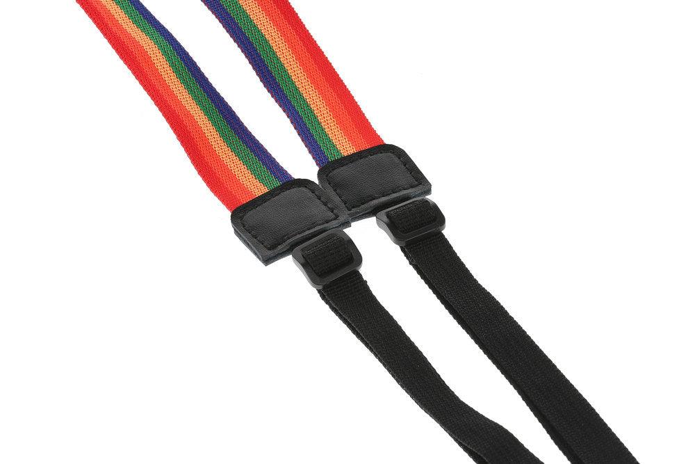 Fire & Stone correa para el orificio de sonido de ukeleles, «Rainbow», 25 mm