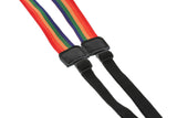 Fire & Stone correa para el orificio de sonido de ukeleles, «Rainbow», 25 mm