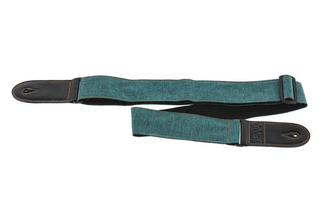 Correa de guitarra GEWA New Colours, bright teal, textil, 60 mm