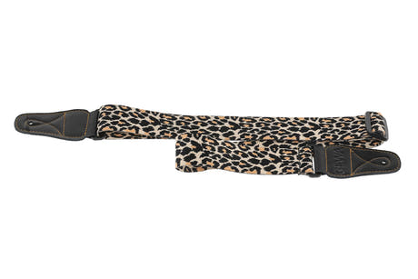 GEWA Animal Edition correa para guitarras, leopardo, nylon, 50 mm