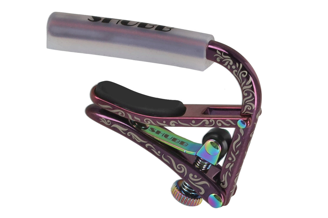 Shubb Shubb 50th Anniversary Capo Violet Sky C2vs - Guitarra acústica/eléctrica (C1vs
C1vs)
