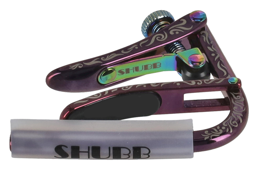 Shubb Shubb 50th Anniversary Capo Violet Sky C2vs - Guitarra acústica/eléctrica (C1vs
C1vs)