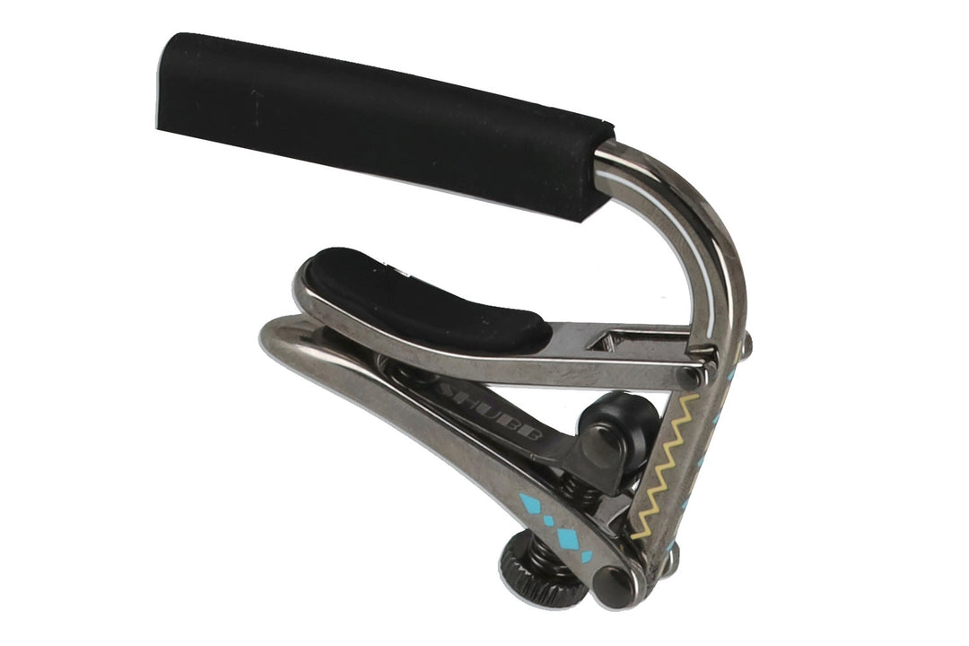 Cejuela Shubb Shubb 50th Anniversary Capo Violet Sky C2vs - Guitarra acústica/eléctrica (C1d)