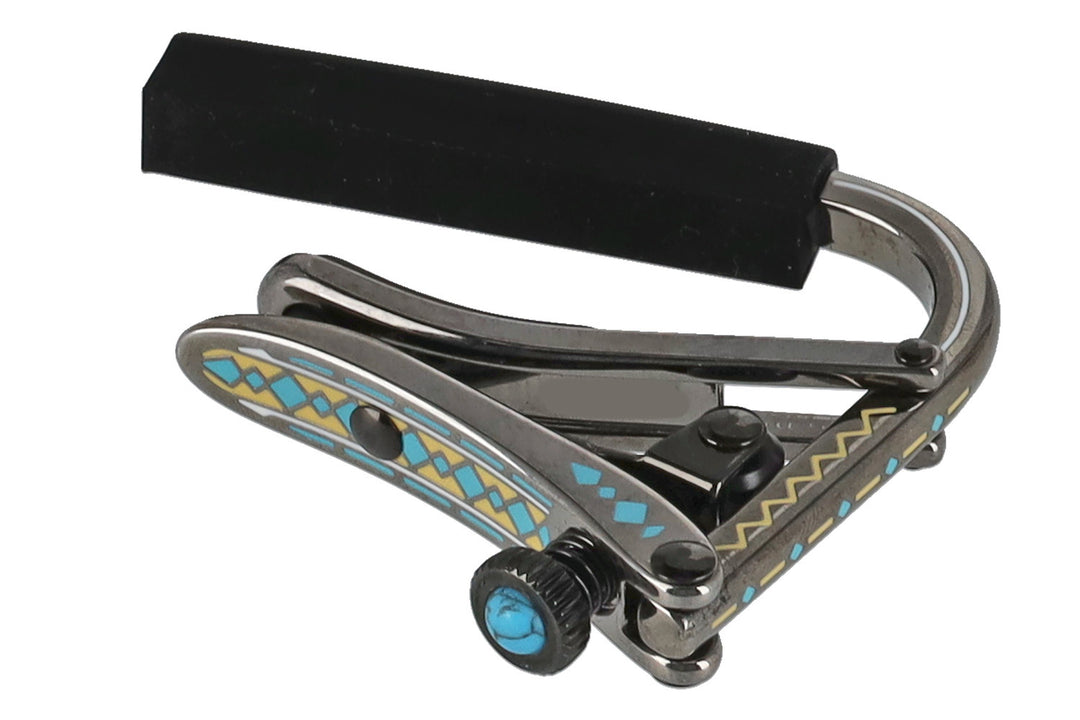 Cejuela Shubb Shubb 50th Anniversary Capo Violet Sky C2vs - Guitarra acústica/eléctrica (C1d)