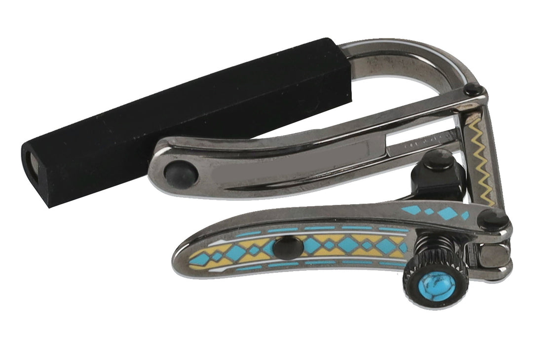 Cejuela Shubb Shubb 50th Anniversary Capo Violet Sky C2vs - Guitarra acústica/eléctrica (C1d)