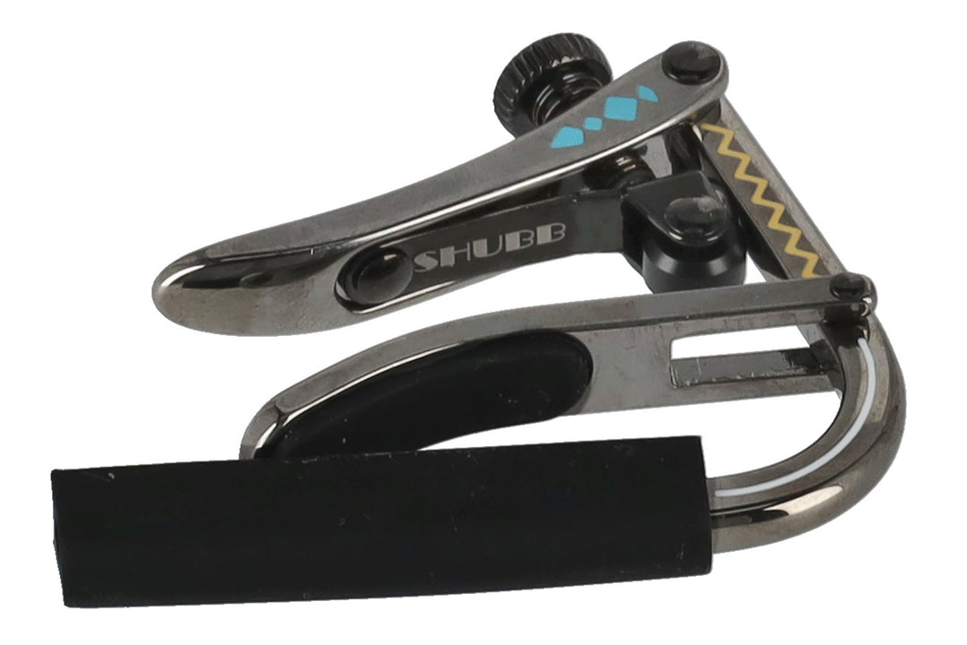 Cejuela Shubb Shubb 50th Anniversary Capo Violet Sky C2vs - Guitarra acústica/eléctrica (C1d)