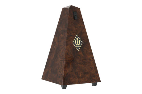 Metrónomo de pirámide Wittner Designer Series 845001, Burl wood