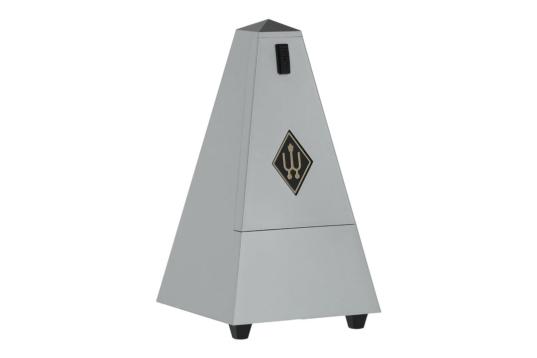 Wittner Metronome con forma de pirámide - Siver matt bright 855202