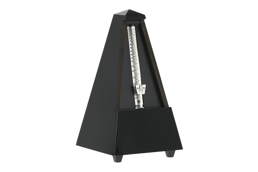Wittner Metrónomo forma piramidal - Black alto brillo 806