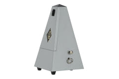 Wittner Metronome con forma de pirámide - Siver matt bright 855202